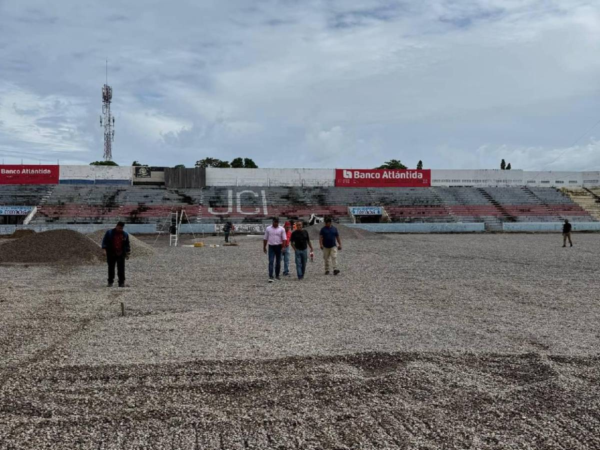 Así avanzan los trabajos de renovación en el estadio Ceibeño: Será una belleza