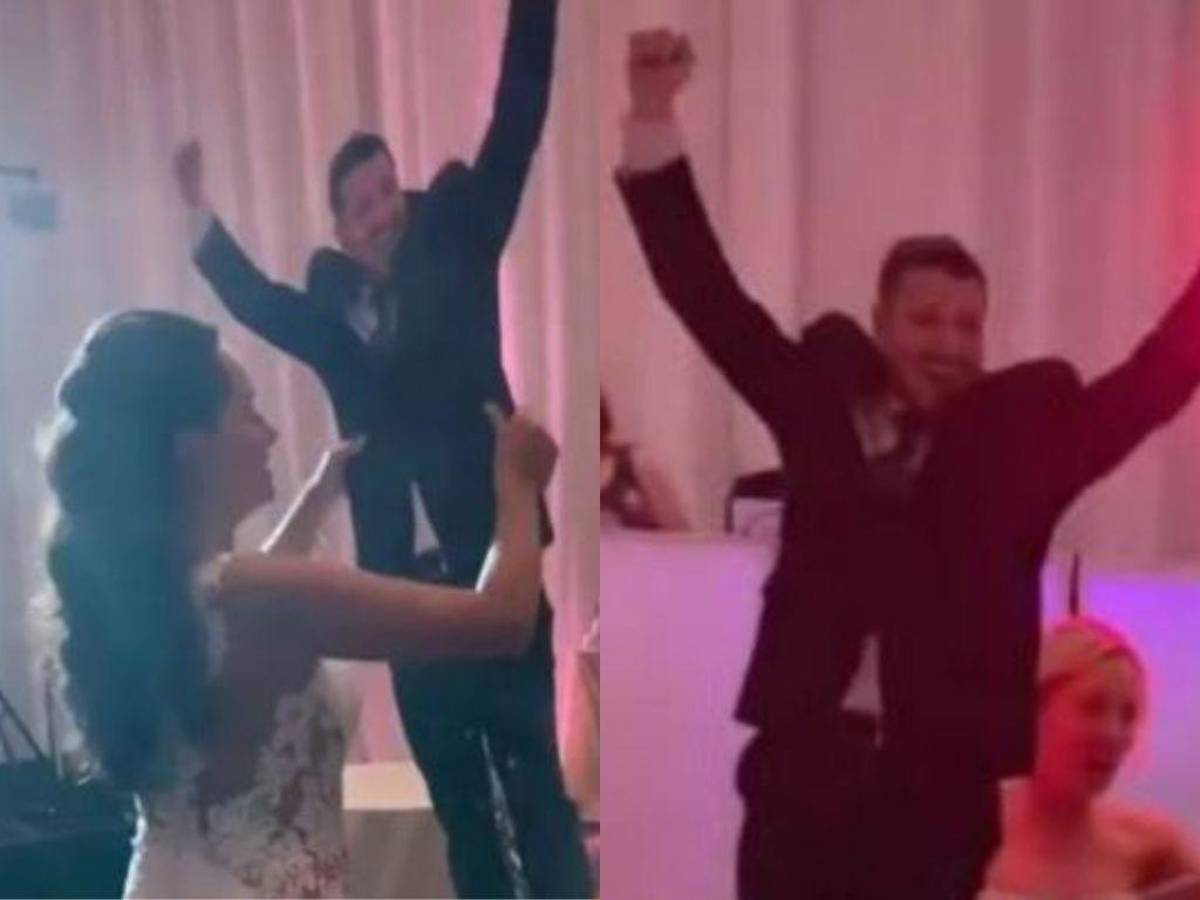 Novia celebra boda con una figura de cartón, porque su novio no pudo llegar