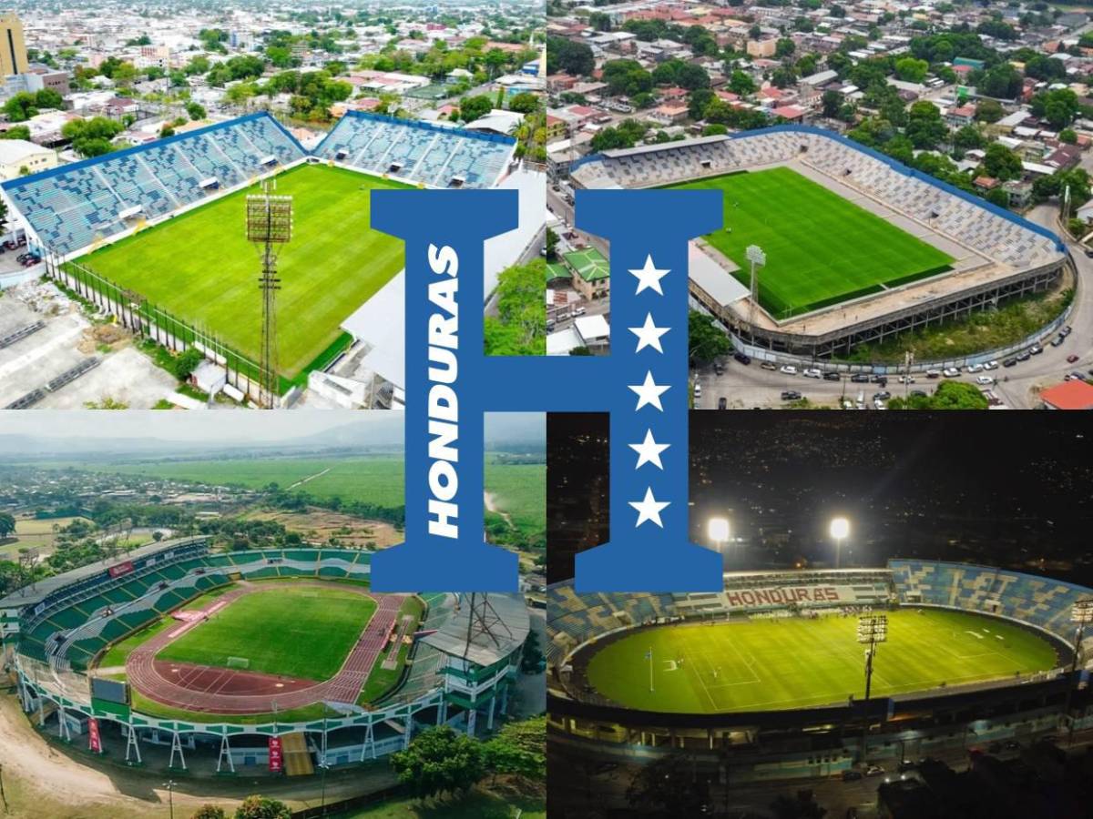 Primicia: Los estadios que usará la Selección de Honduras en la Eliminatoria Mundialista