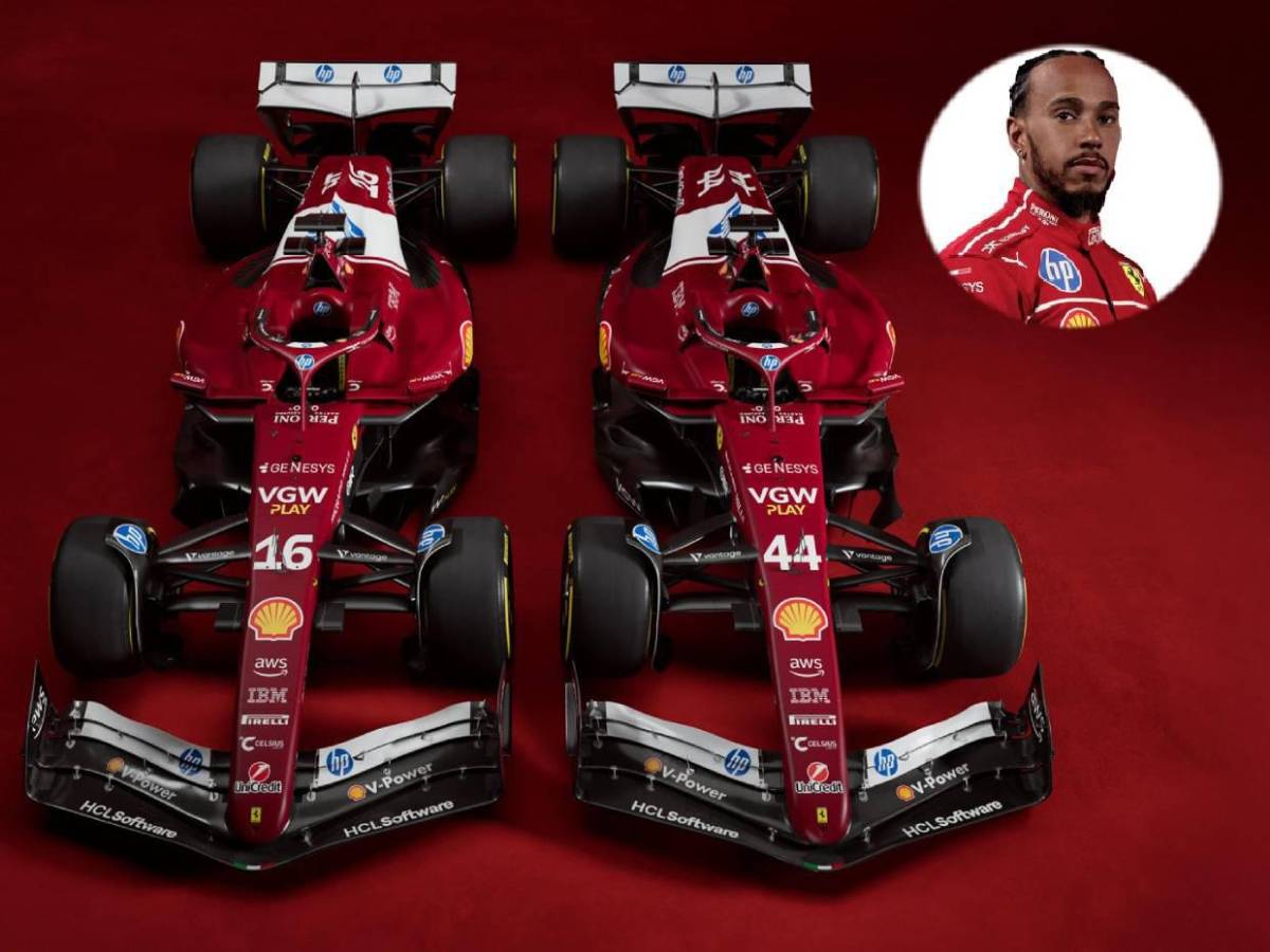 Así es la SF25, la nueva Ferrari de Lewis Hamilton para carreras en 2025