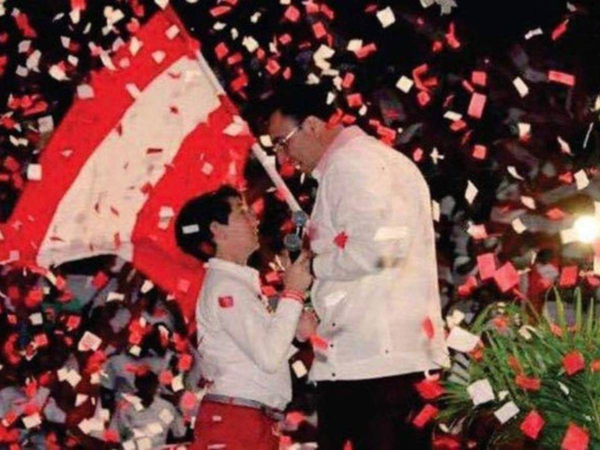 Hombre de familia: los hijos y esposa del precandidato liberal Luis Zelaya