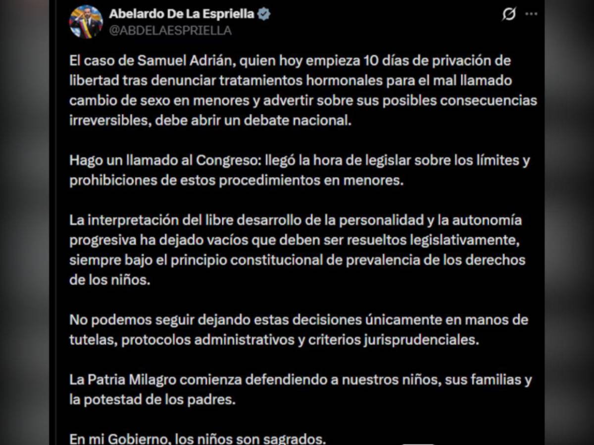 ¿Quién es Samuel Adrián, arrestado por denunciar fábrica de niños trans en Colombia?
