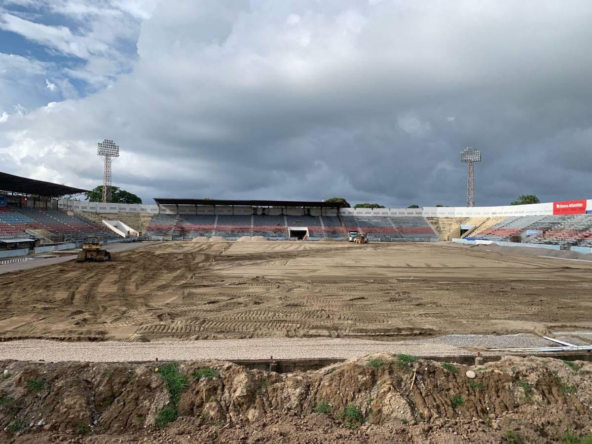 ¿Cuándo lo entregan? Así avanza construcción de nueva cancha del estadio Ceibeño