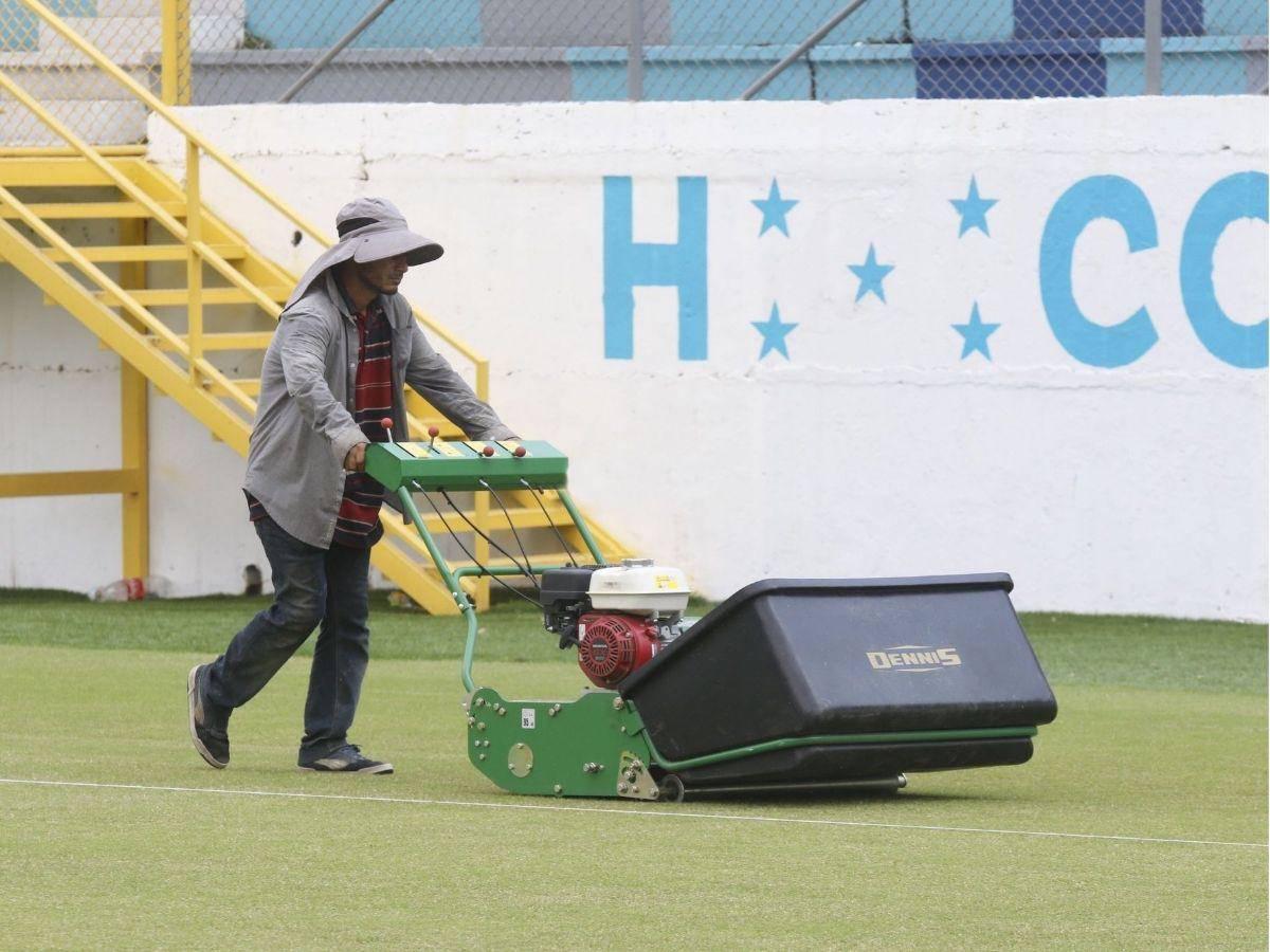 Estadio Morazán recibe nuevos arreglos para el Honduras vs México por Nations League Estadio Morazán recibe nuevos arreglos para el Honduras vs México por Nations League