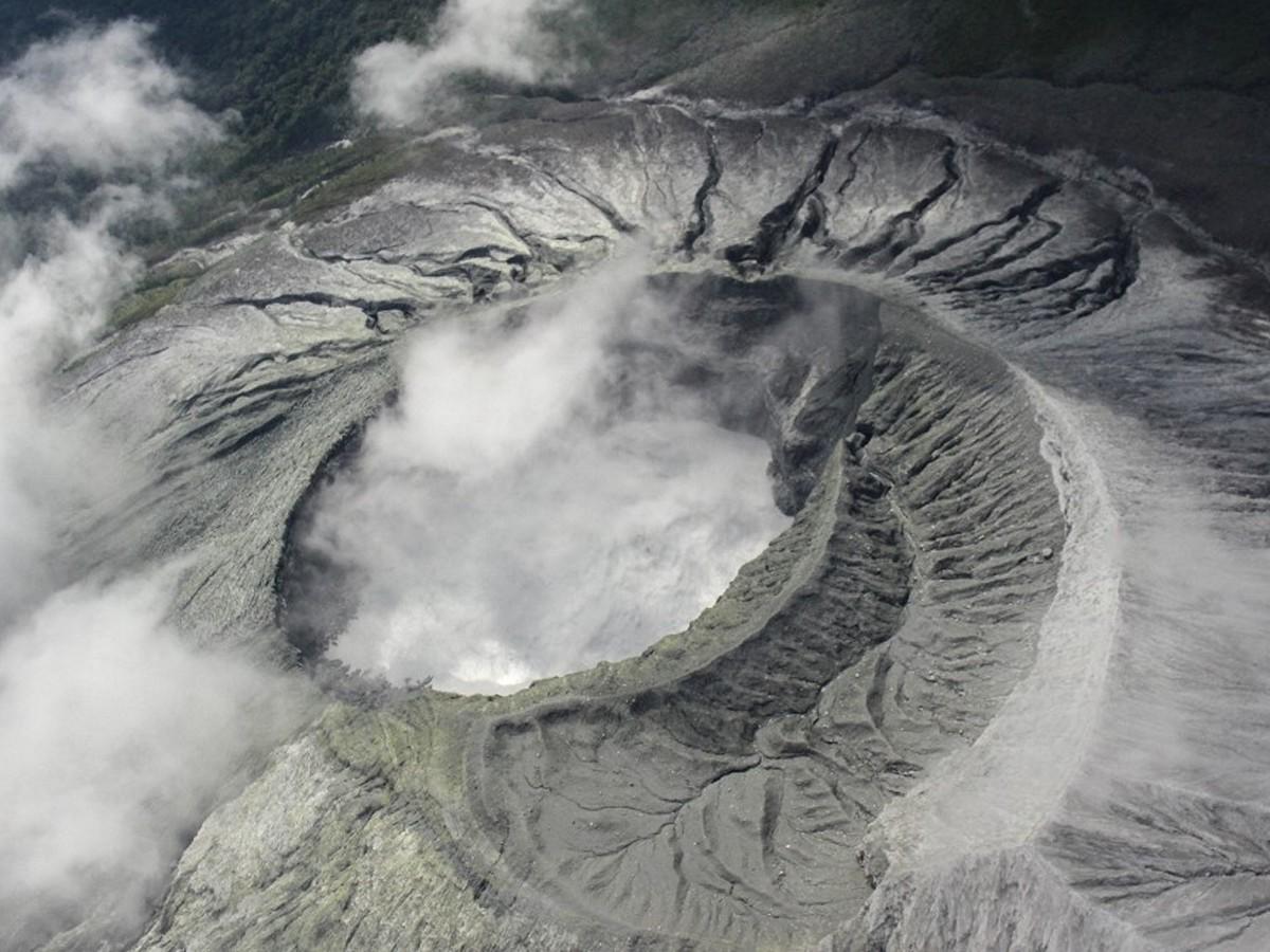 Así fue la erupción del volcán Rincón de la Vieja en Costa Rica