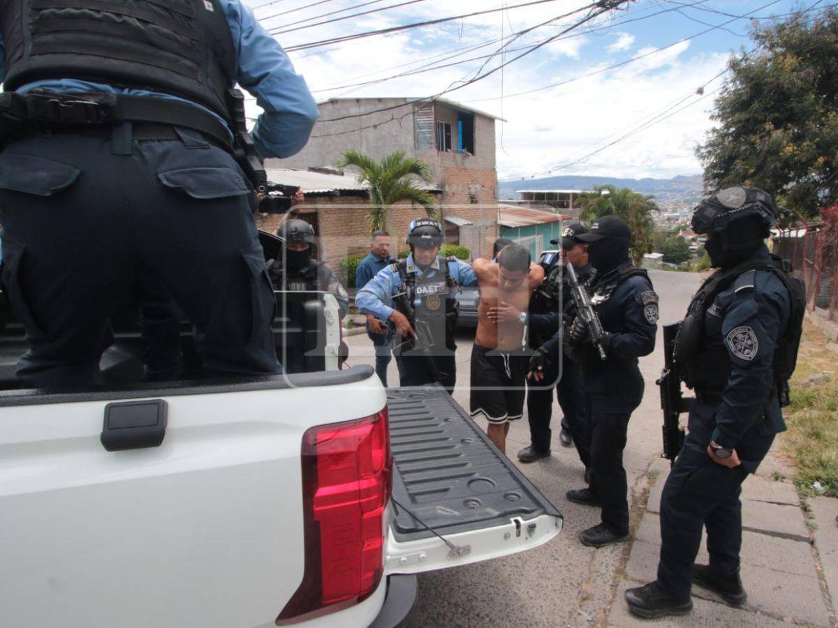 Así fue la captura de un supuesto pandillero por desalojos en Villa Nueva