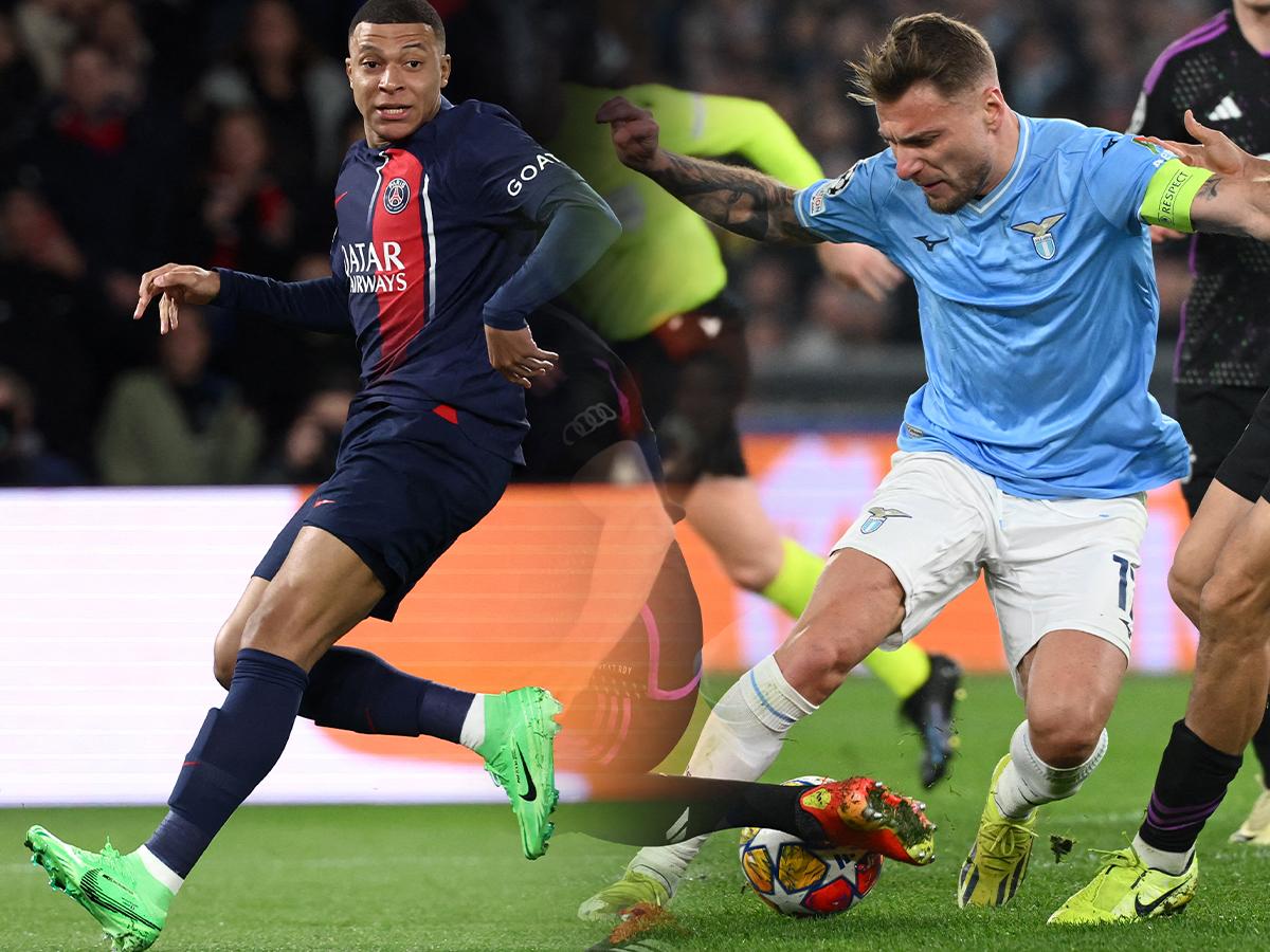 Mbappé más cerca de los cuartos con el PSG y el Lazio sorprende al Bayern
