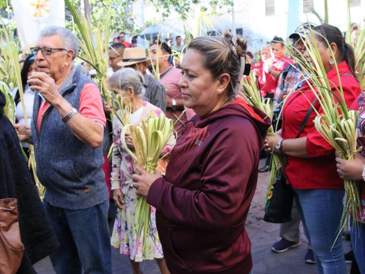 Así se vivió la tradicional procesión de Domingo de Ramos en el centro de Tegucigalpa Así se vivió la tradicional procesión de Domingo de Ramos en el centro de Tegucigalpa