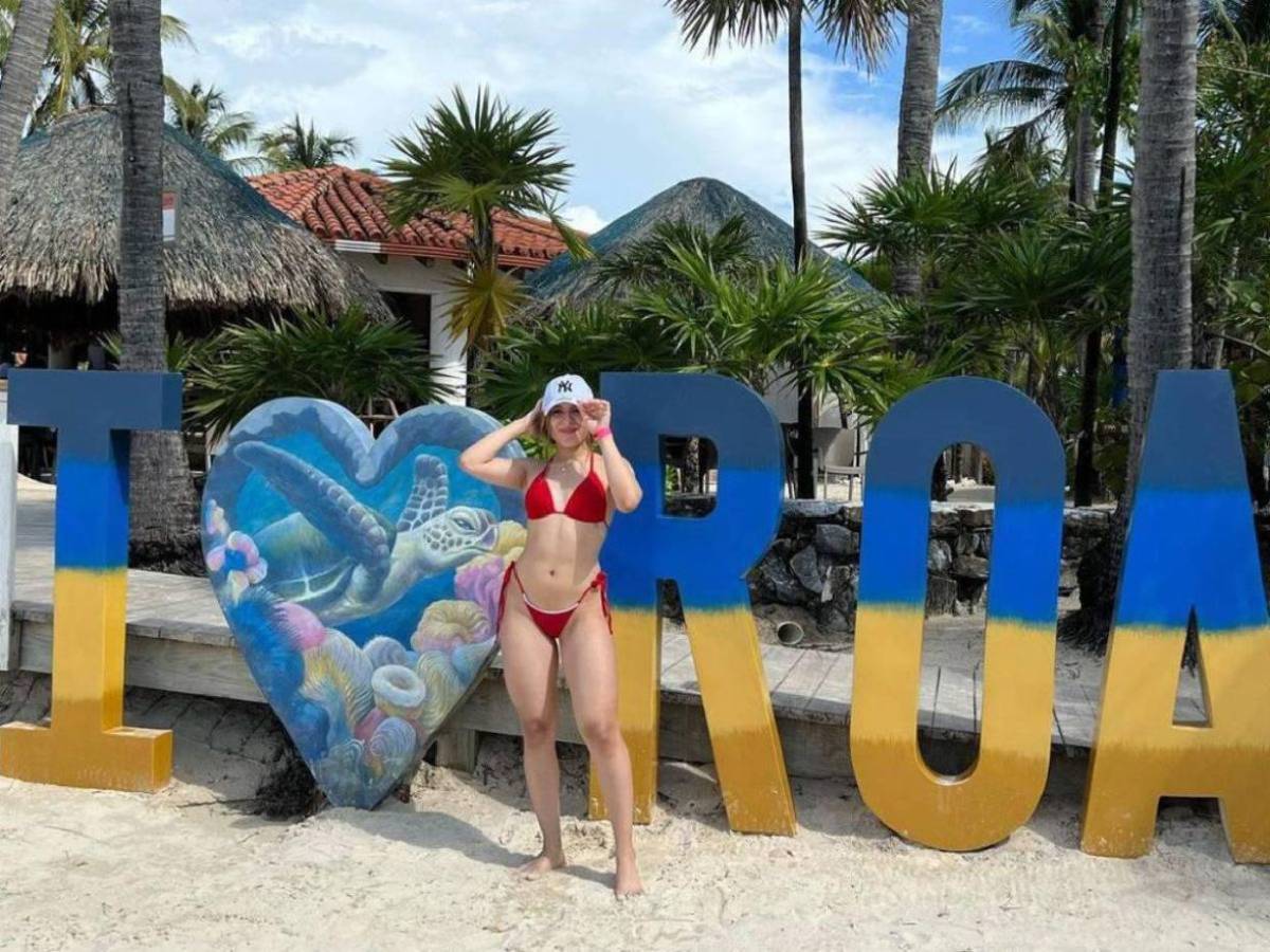 Hija de exfutbolista del Motagua causa revuelo con atrevidas fotos en redes sociales