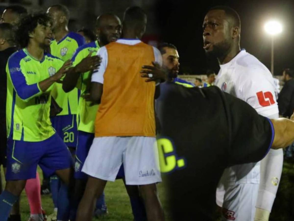 ¿Cómo inició todo? Jugadores de Olancho y Olimpia terminan entre puños y agarrones