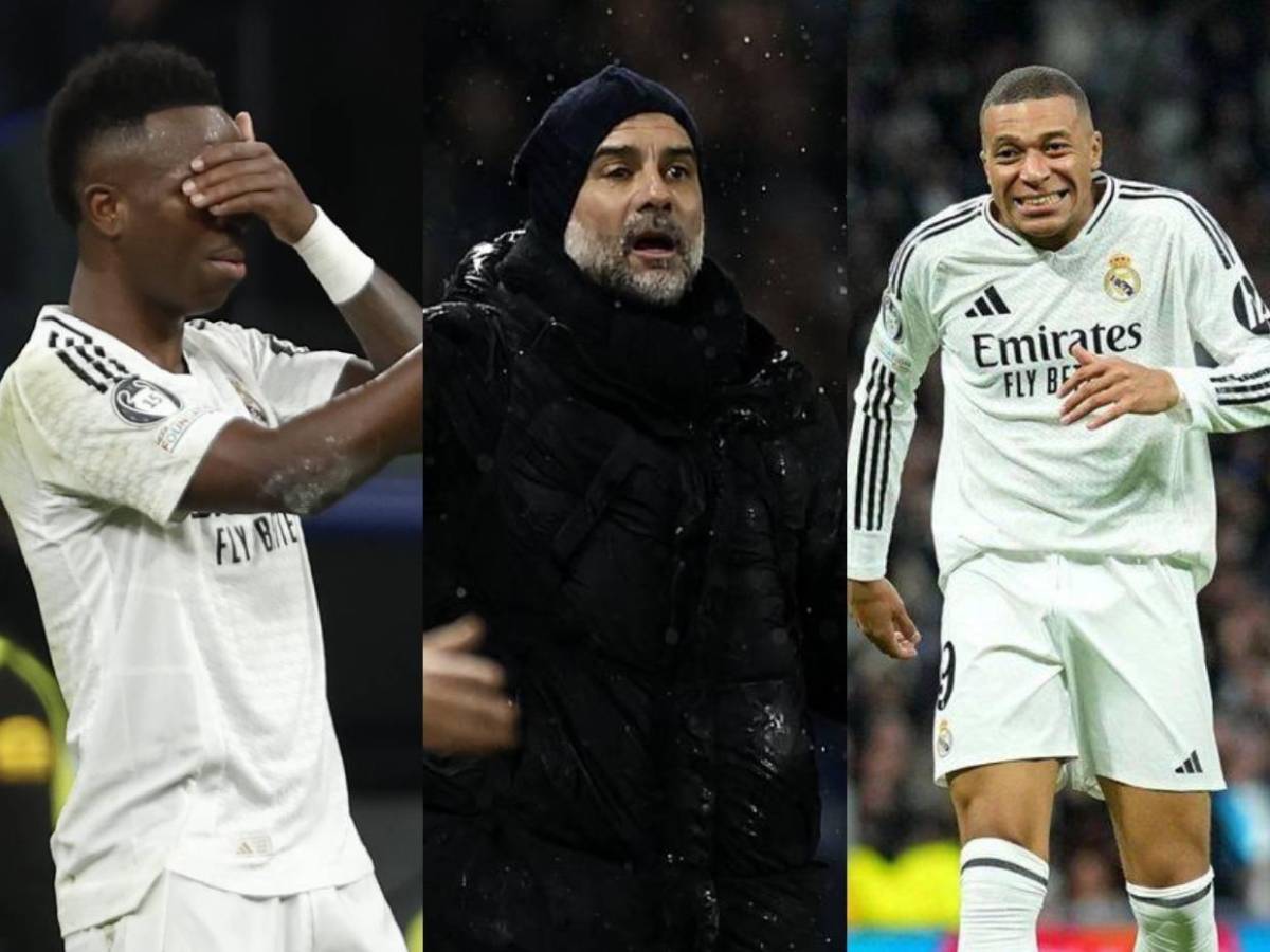 No se vio: Celebración de Vinicius, bronca de Guardiola y curiosa acción de Mbappé