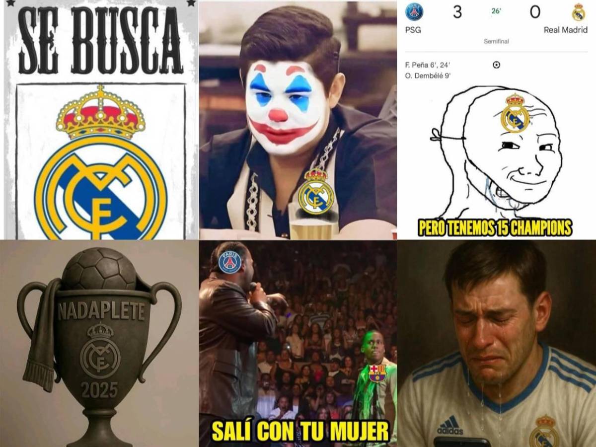 Divertidos memes despedazan a Real Madrid tras ser eliminado por PSG en el Mundial de Clubes