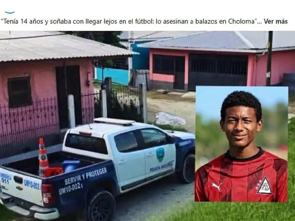 Le quitan la vida a joven futbolista en Choloma, Cortés; esto es lo que se sabe