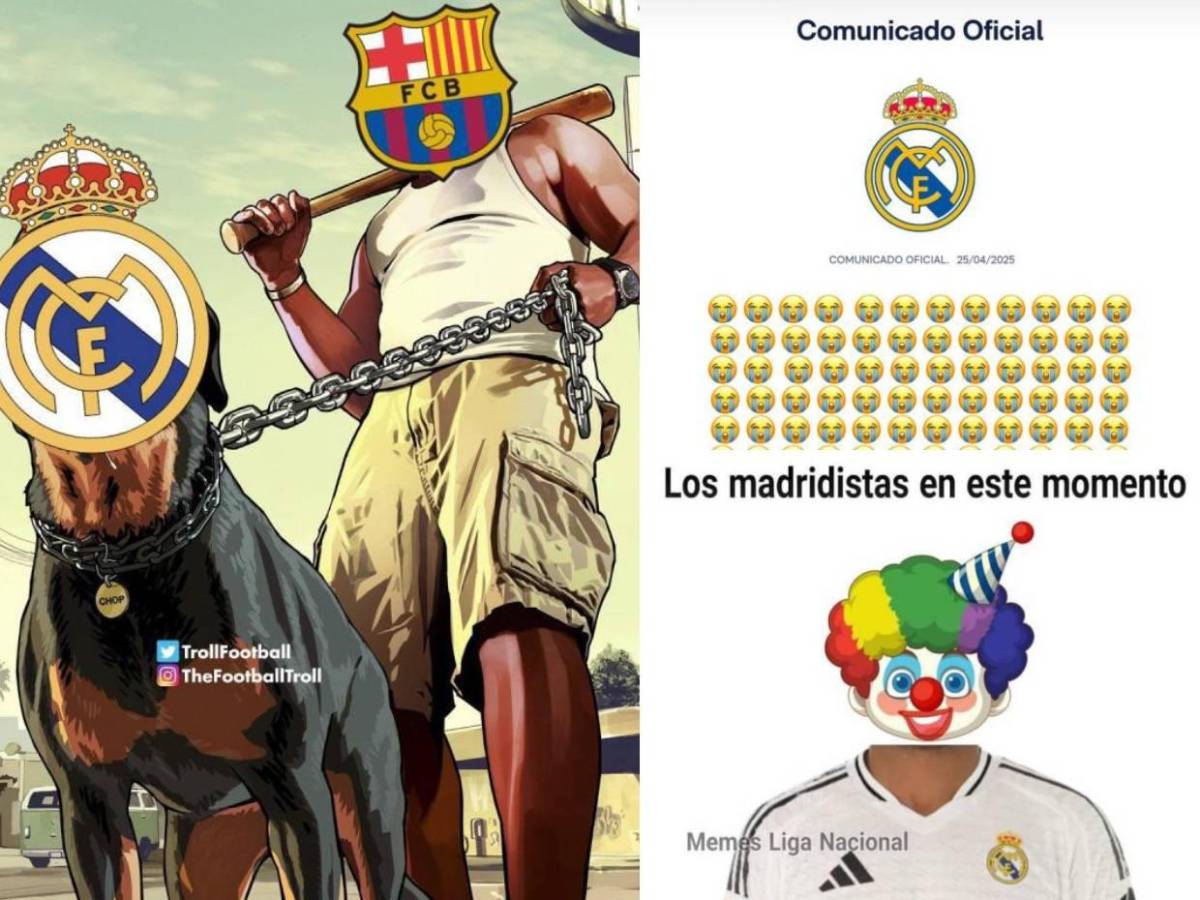 Humillación total: Los memes que dejó la goleada del Barcelona sobre Real Madrid en el clásico