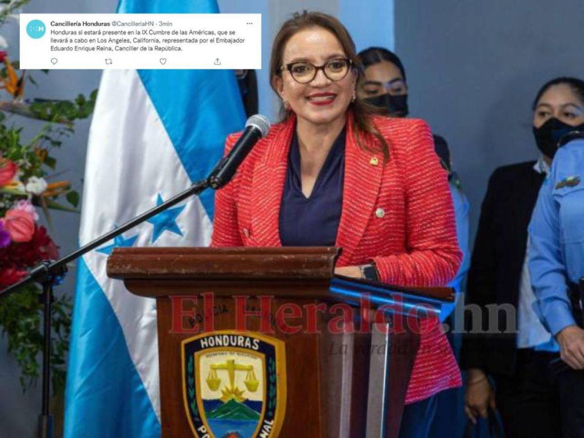 Presidenta Xiomara Castro no iría a Cumbre de las Américas; ministro de Relaciones Exteriores asumirá representación