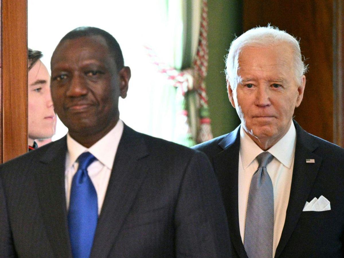 Presidente de Kenia promete junto a Biden terminar con las pandillas de Haití