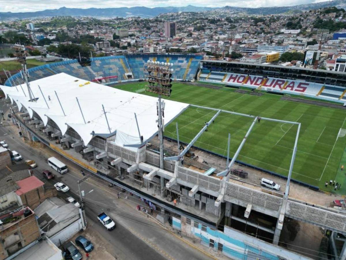 ¡Evolución! Avanza la construcción del nuevo techo del Estadio Chelato Uclés