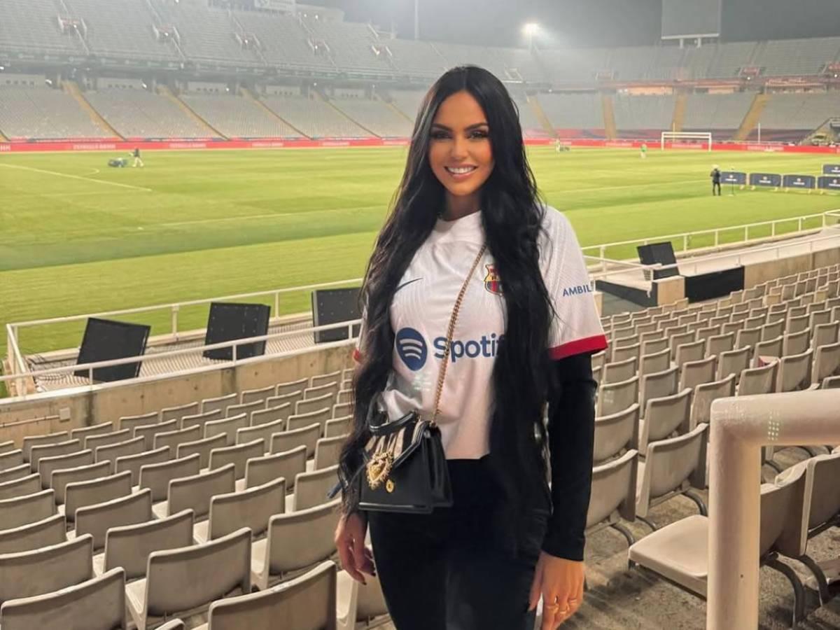 Esposa de jugador del Barcelona sorprende al anunciar que se separa tras un año de matrimonio