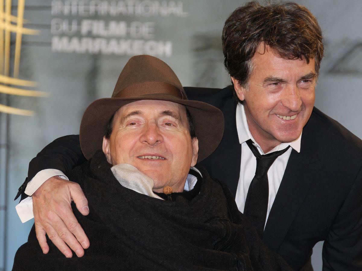 Philippe Pozzo di Borgo junto al actor François Cluzet, quien le dio vida en la película.