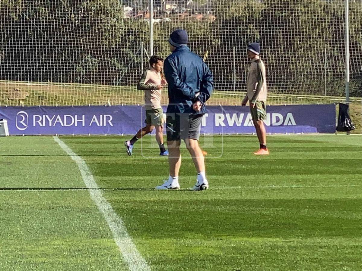 Clima frío y novedades: así fue el tercer día de entrenamiento de Honduras en España