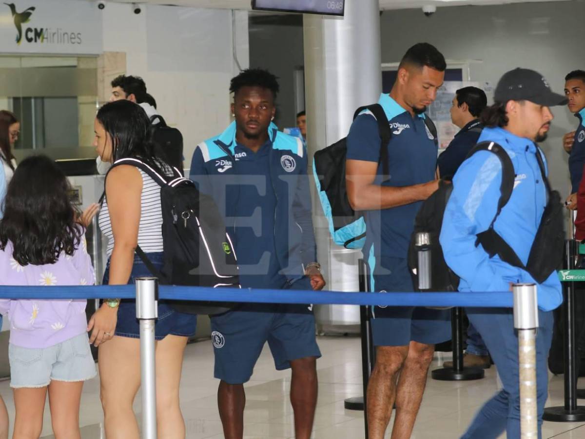 Emilio sorprende y futbolistas que no viajan: Así fue la salida de Motagua rumbo a Belice