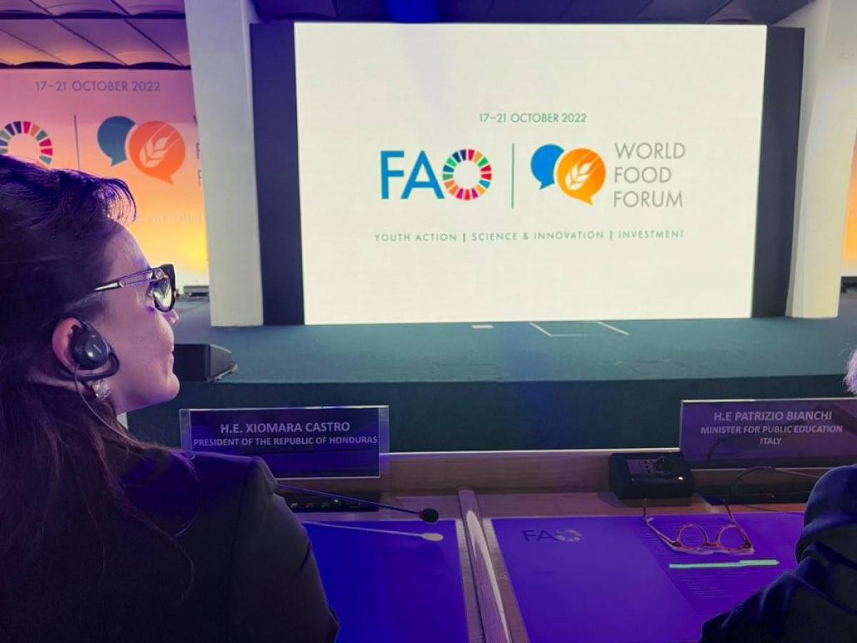 “La pobreza y el hambre tienen responsables”: Xiomara Castro en su discurso ante la FAO