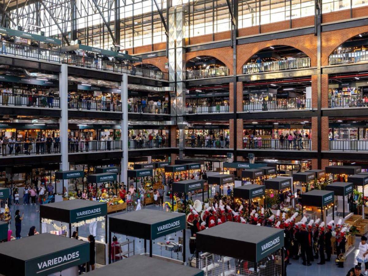 Así es el enorme Mercado San Miguelito, inaugurado por Bukele en El Salvador