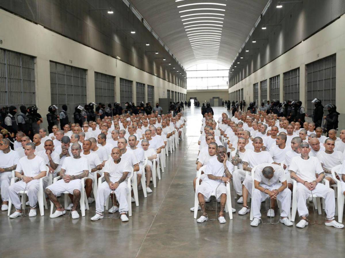 Las imágenes del inédito megajuicio contra más de 400 presuntos pandilleros en El Salvador