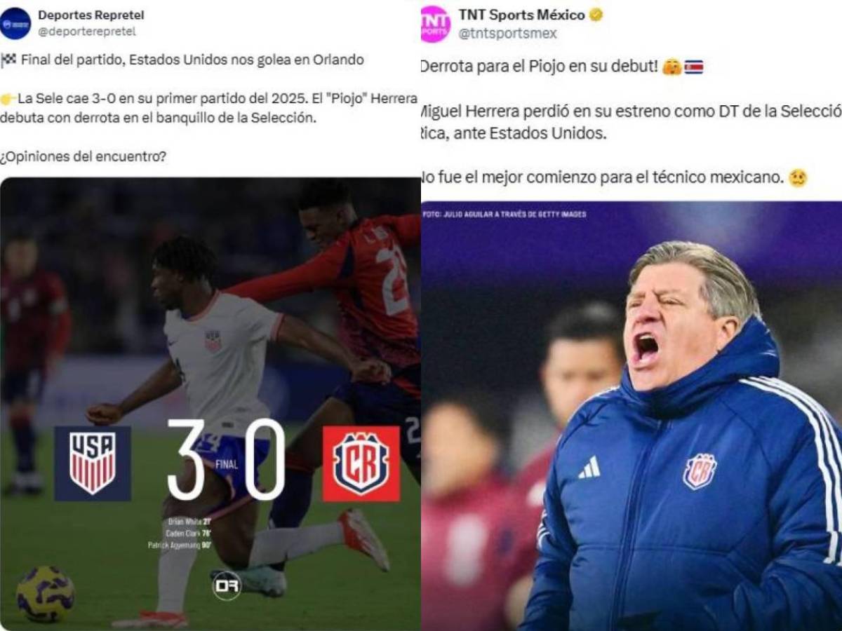 Miguel Herrera debuta con derrota en Costa Rica y esto dicen los medios