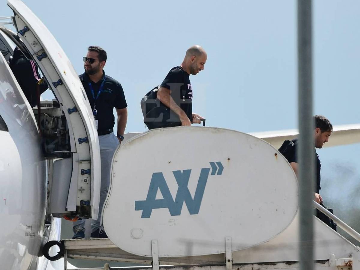 Messi llega a Honduras; así fue la llegada del Inter Miami para partido ante el Olimpia