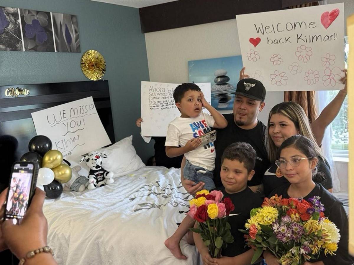 Kilmar Abrego García se reúne con su familia tras recuperar su libertad