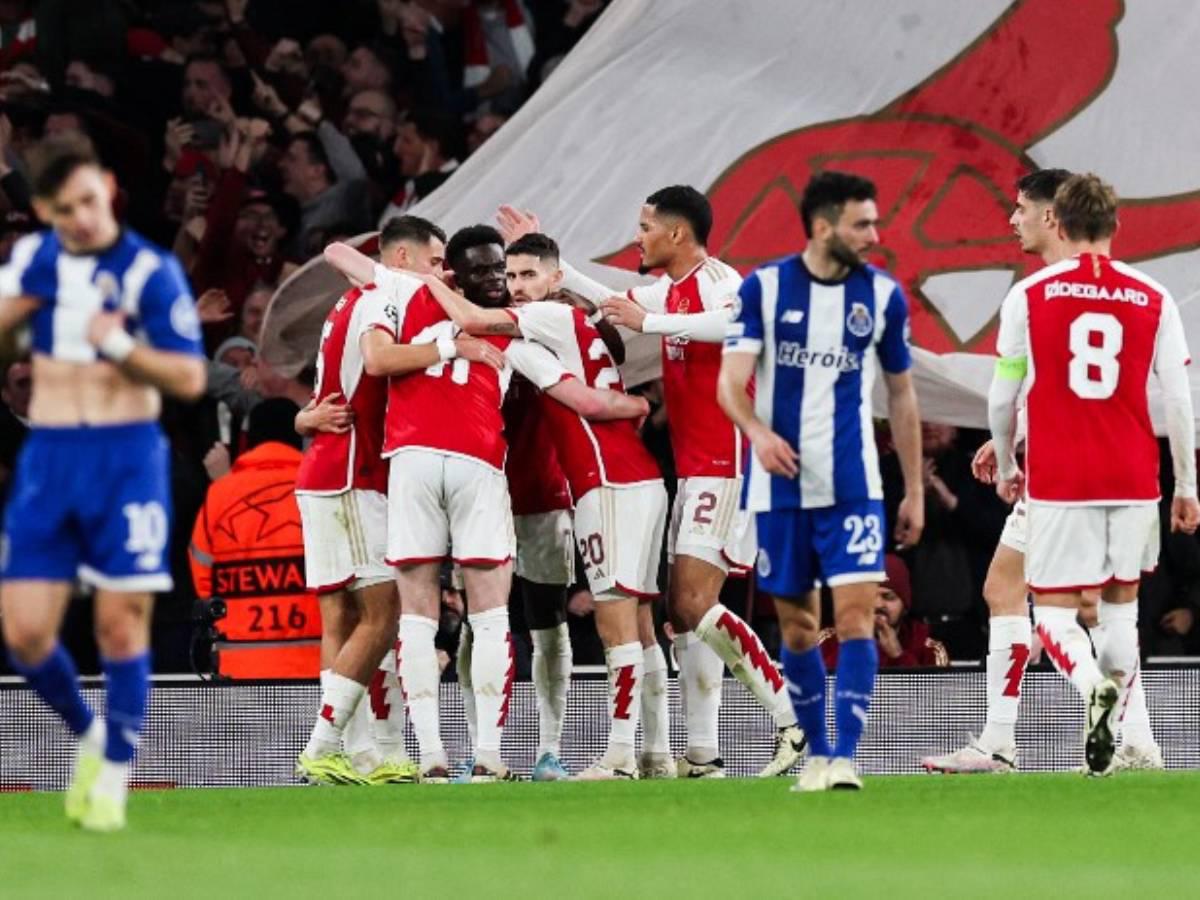 Arsenal supera en penales a Porto y se mete a cuartos de Champions League