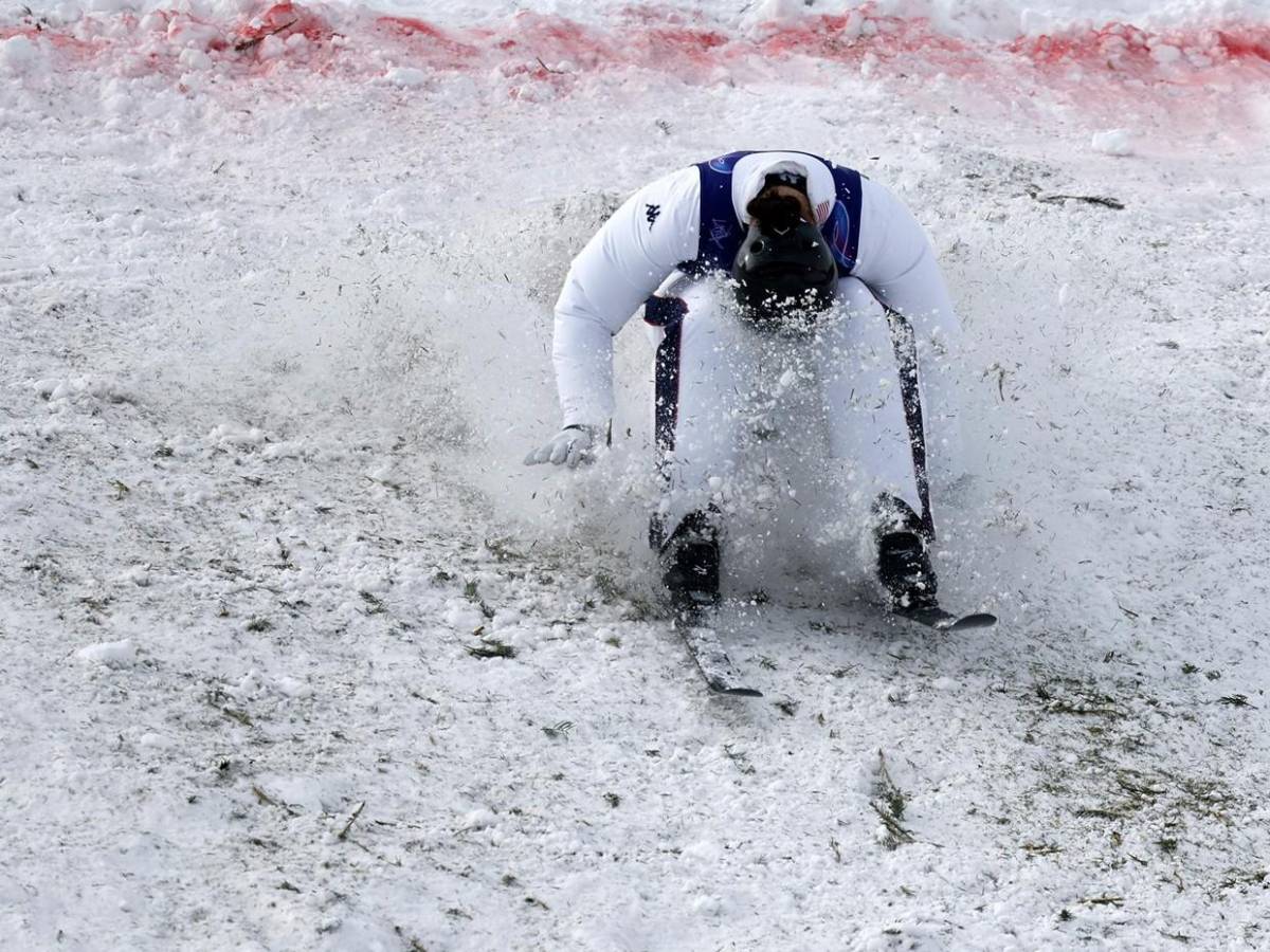 El espectacular salto de Kaila Kuhn en la final de esquí acrobático