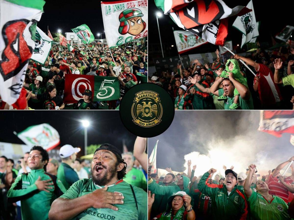 Así vibró la afición verdolaga en la gran fiesta del Marathón por su centenario