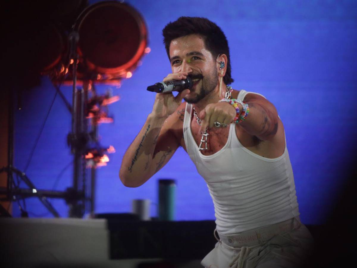 Las imágenes que dejó el concierto de Camilo en Honduras