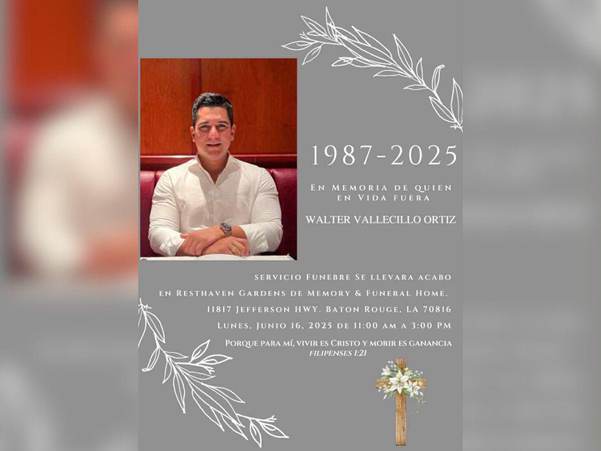 Así era Walter Vallecilllo, hondureño que murió en EE UU; le diagnosticaron cáncer a inicios de este año