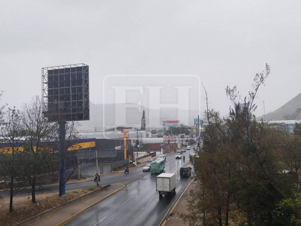 Inicio de semana fresco: Llueve sobre la capital este lunes