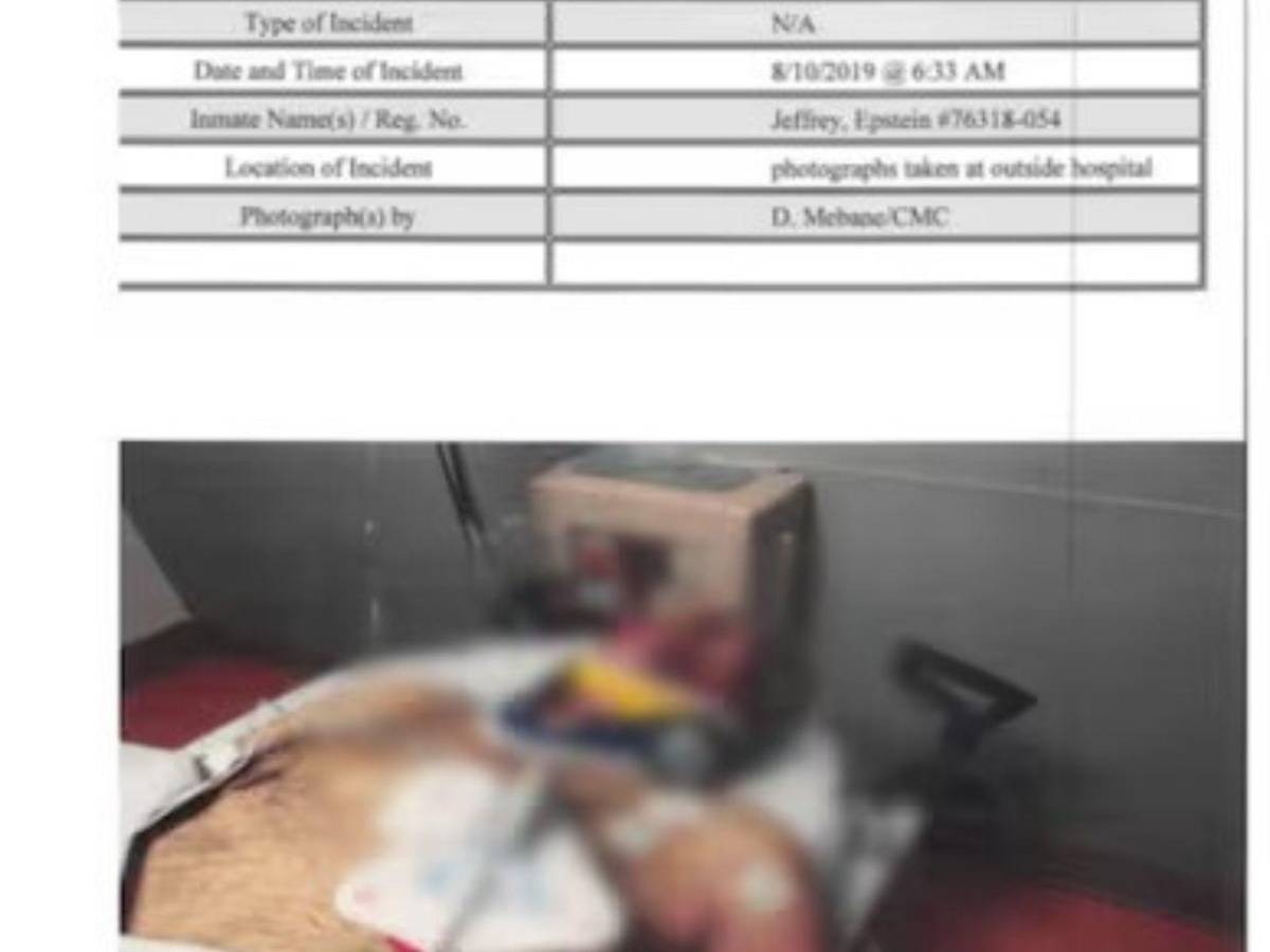 Fotos inéditas y documentos del FBI revelan nuevos detalles sobre muerte de Jeffrey Epstein