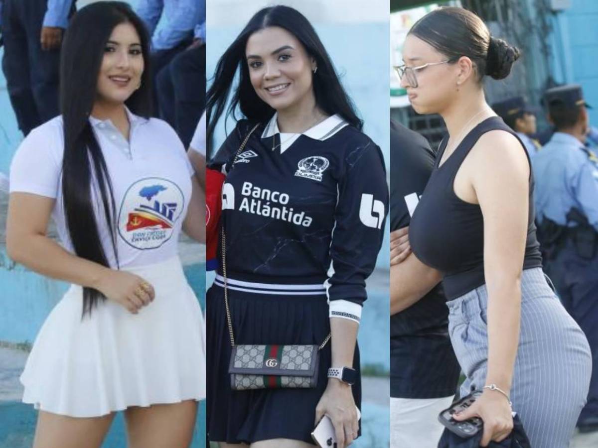 Bellas chicas llenan Choloma para partido ante el Olimpia