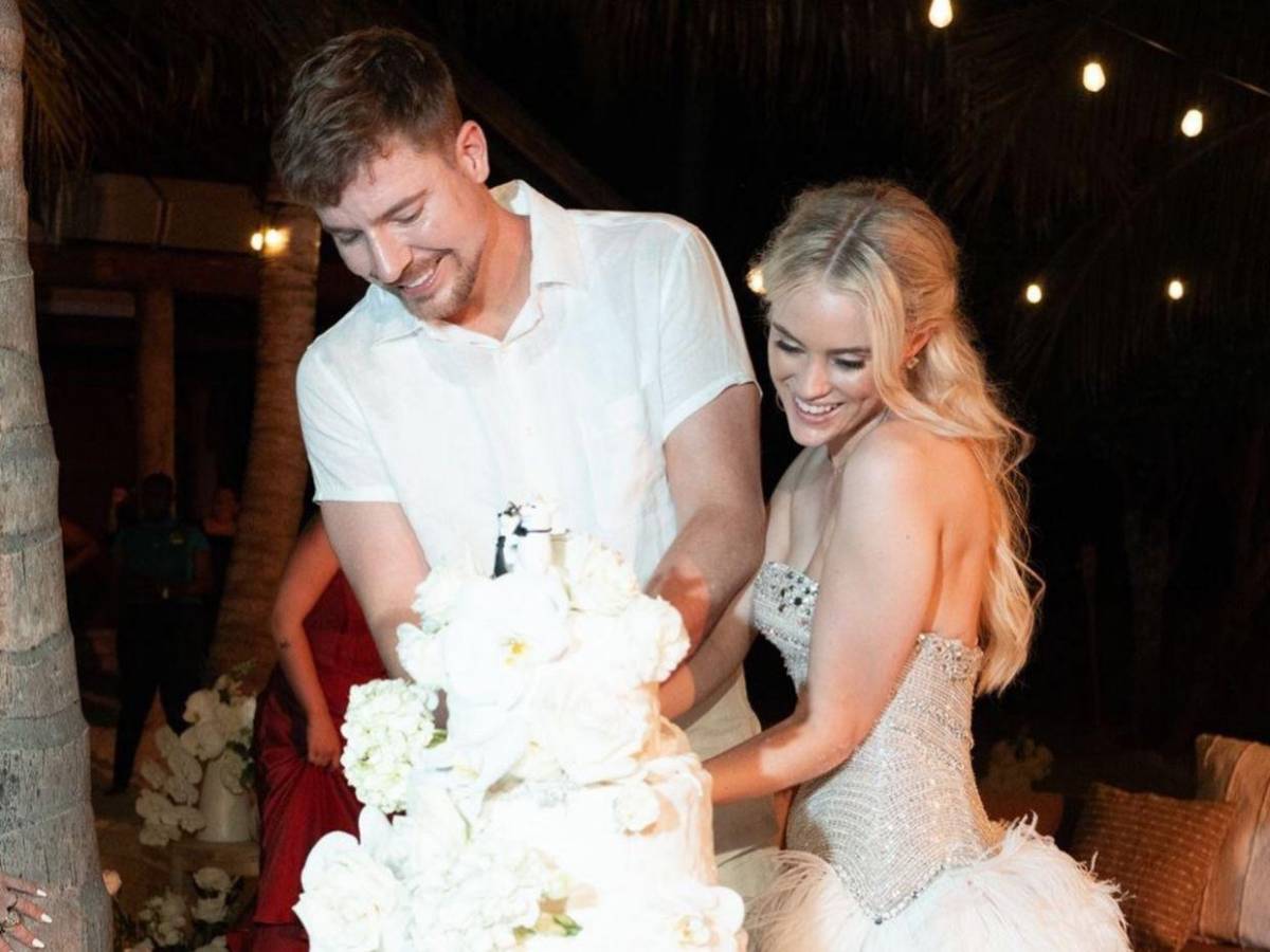 MrBeast revela las primeras fotografías de su íntima boda con Thea Booysen