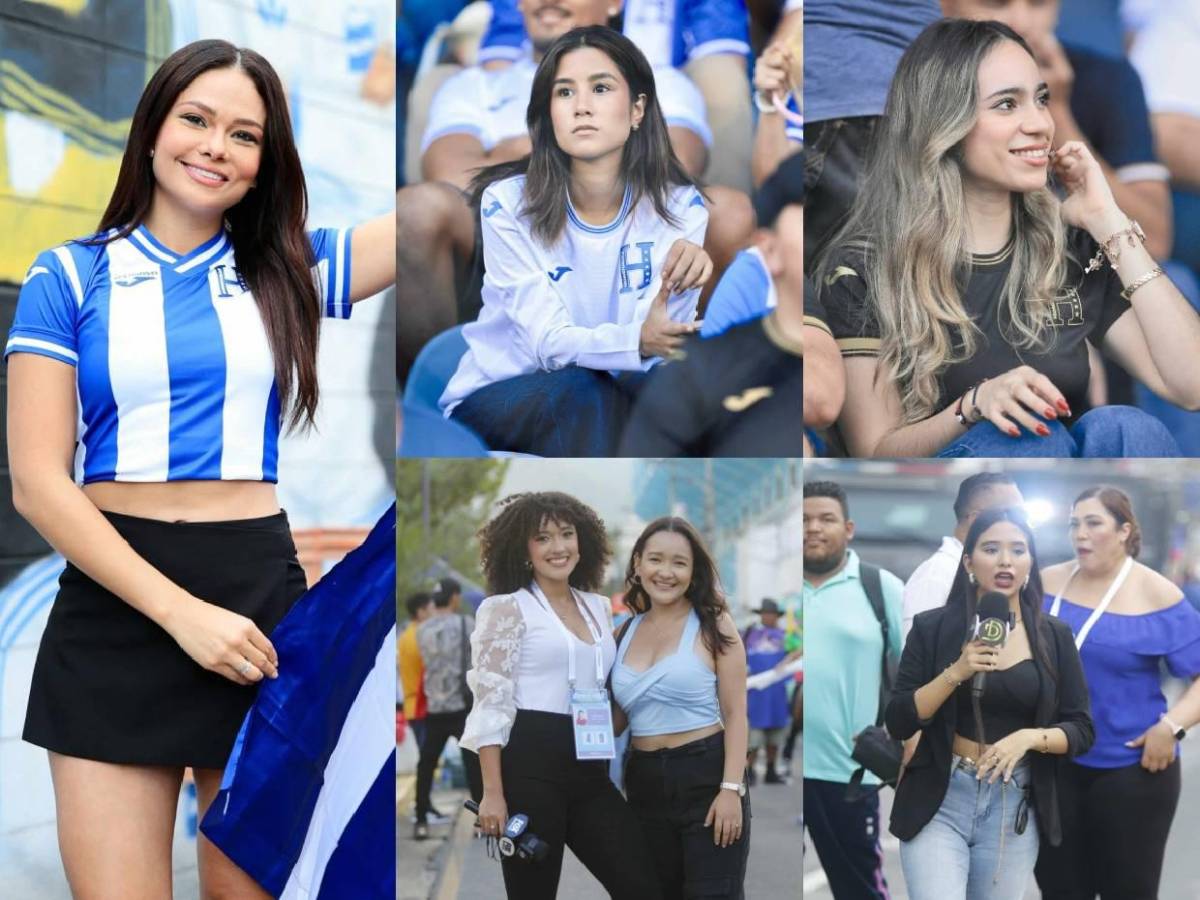 Honduras vs Costa Rica: Las lindas chicas que engalanan la previa del partido en el Morazán