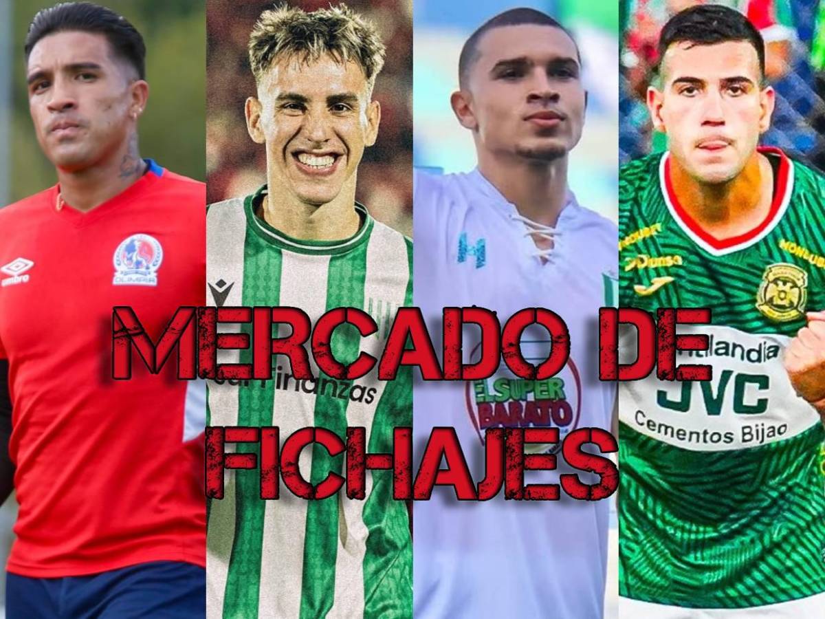 Fichajes: Altas en Motagua, figura se va de Olimpia y giro inesperado con Rodrigo Auzmendi