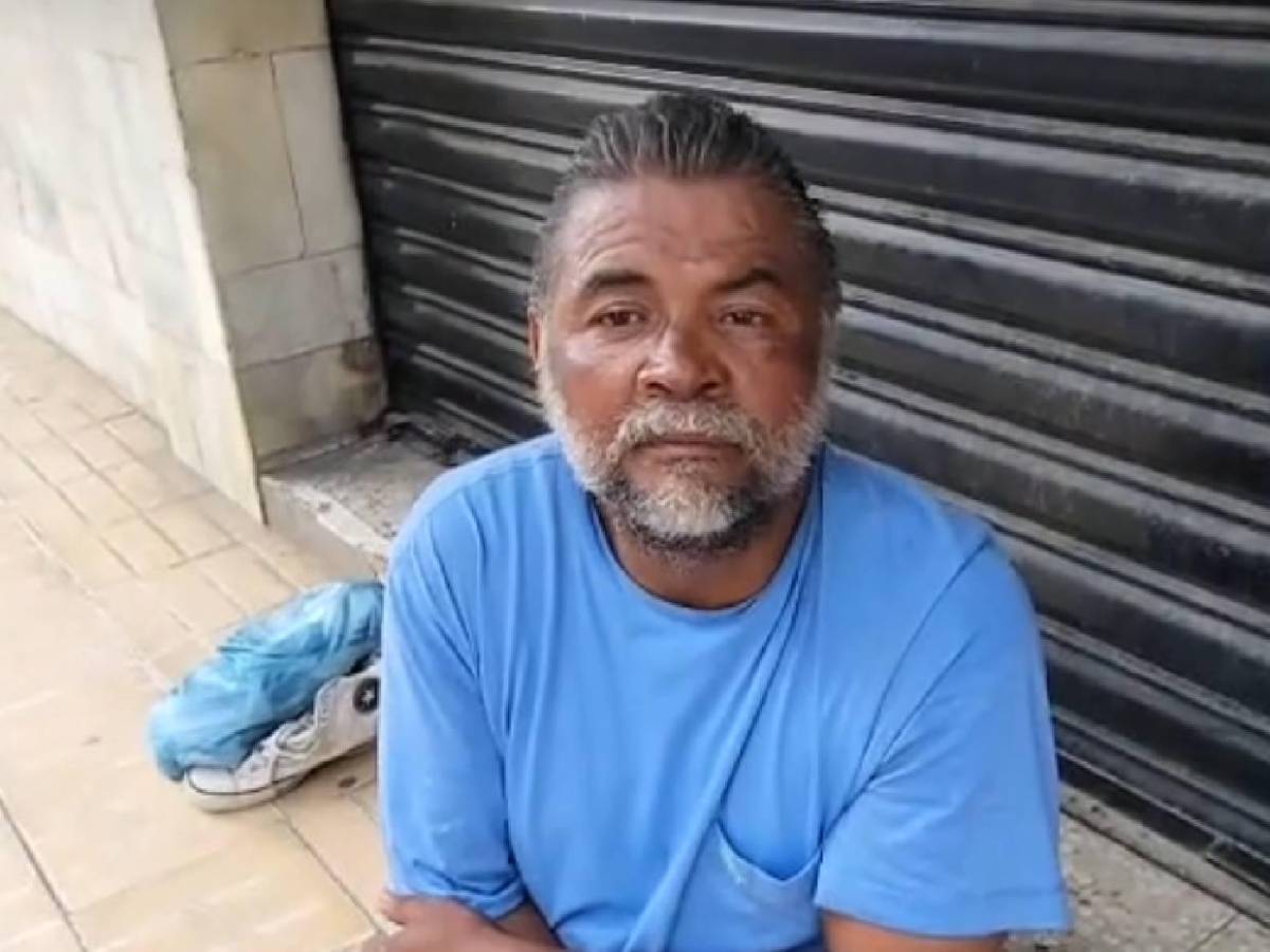 Exjugador de Liga Nacional perdido en los vicios: Vive en la calle y es captado en penoso estado