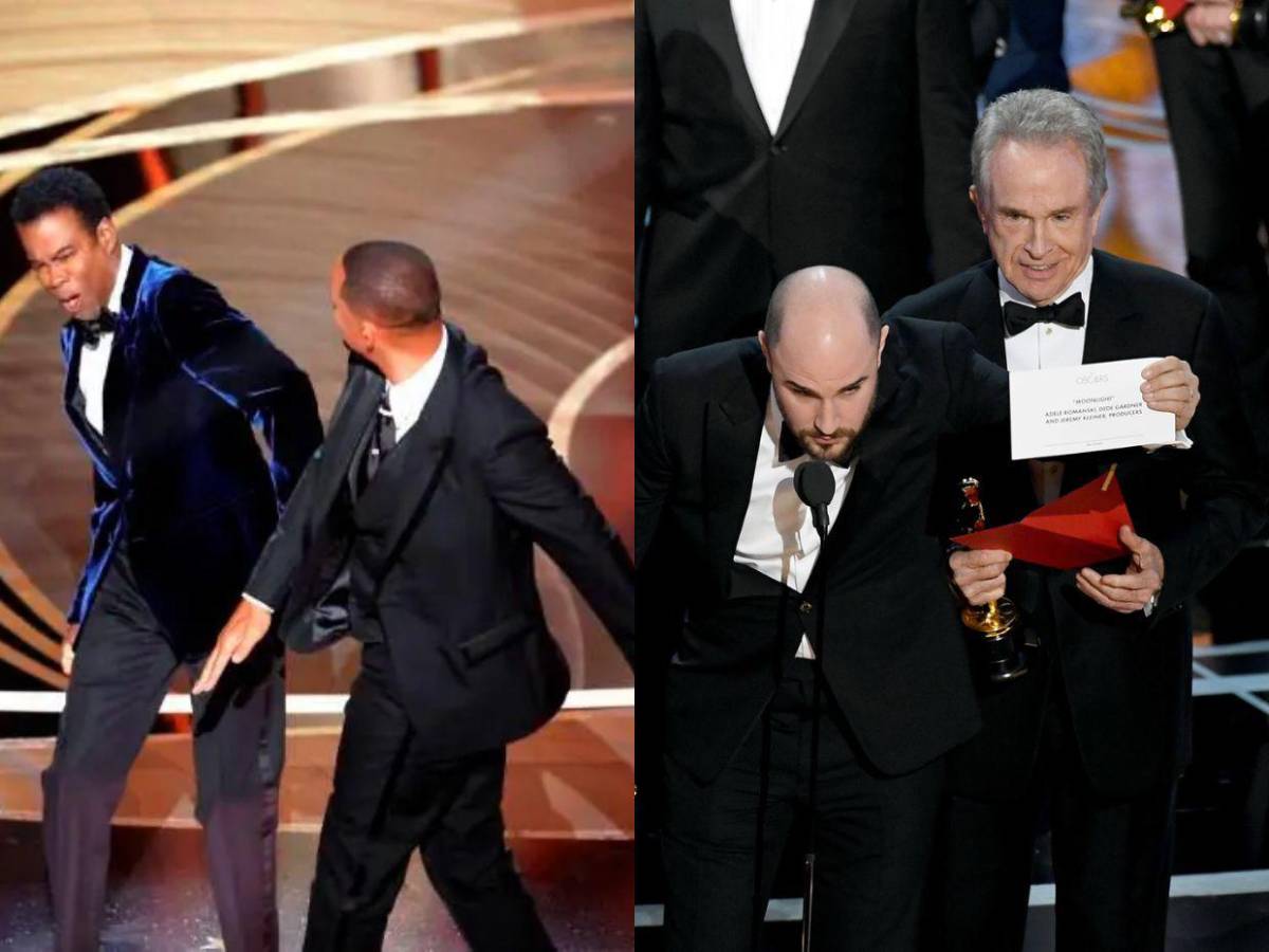 Cachetadas y errores: los escándalos de los Premios Oscar