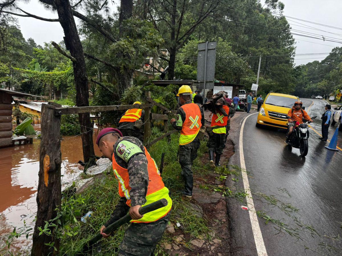 Casas bajo el agua en Santa Lucía: fuertes lluvias agravan la emergencia