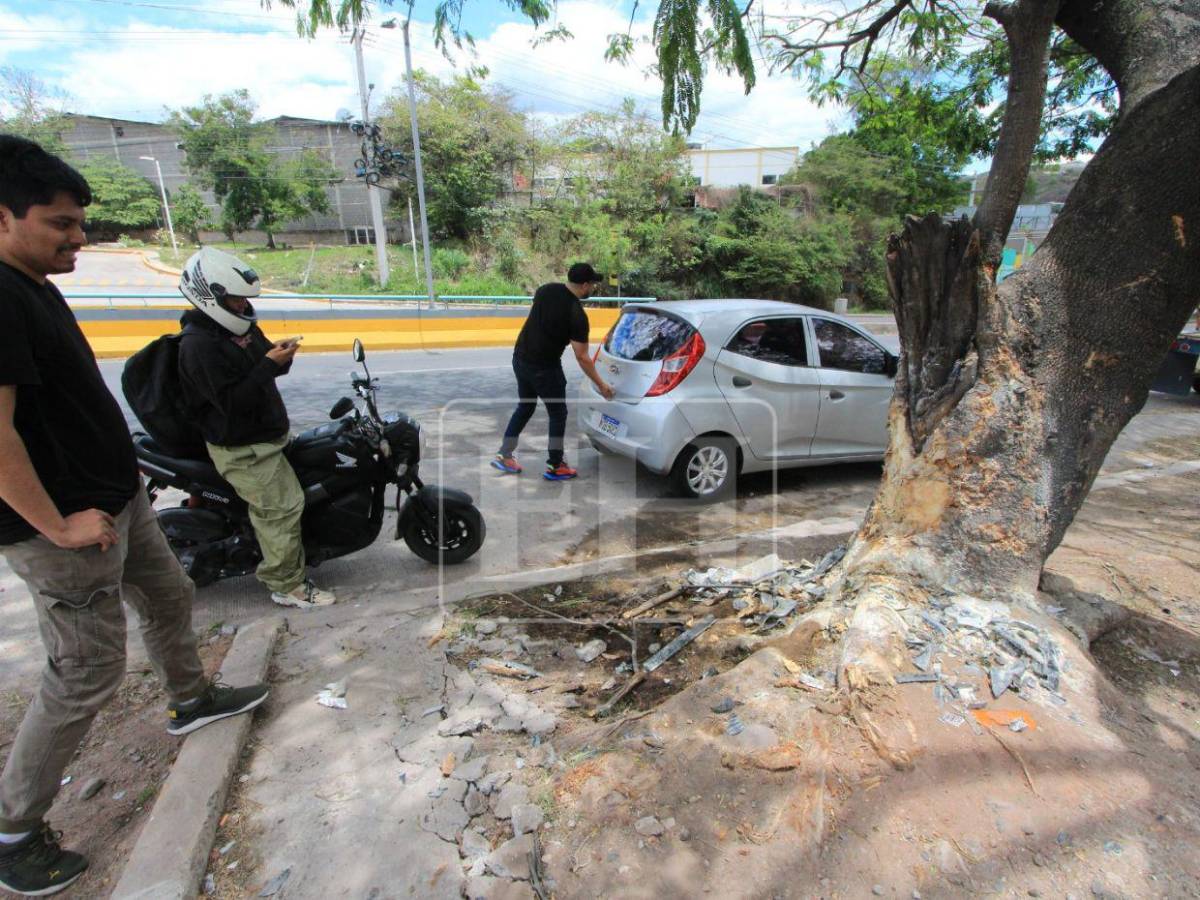 Solo escombros: la escena del accidente donde Hernán Martínez perdió la vida
