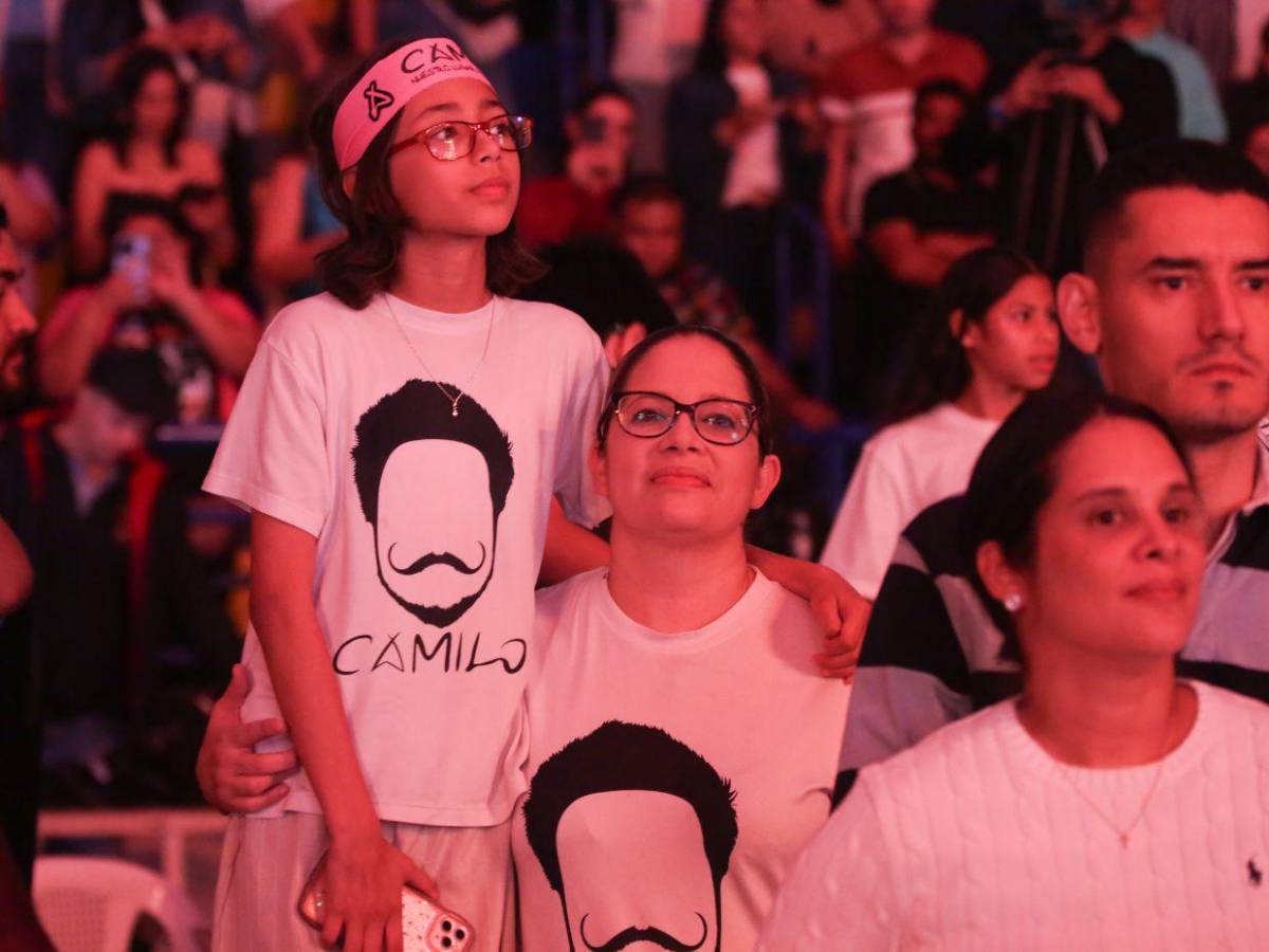 Las imágenes que dejó el concierto de Camilo en Honduras