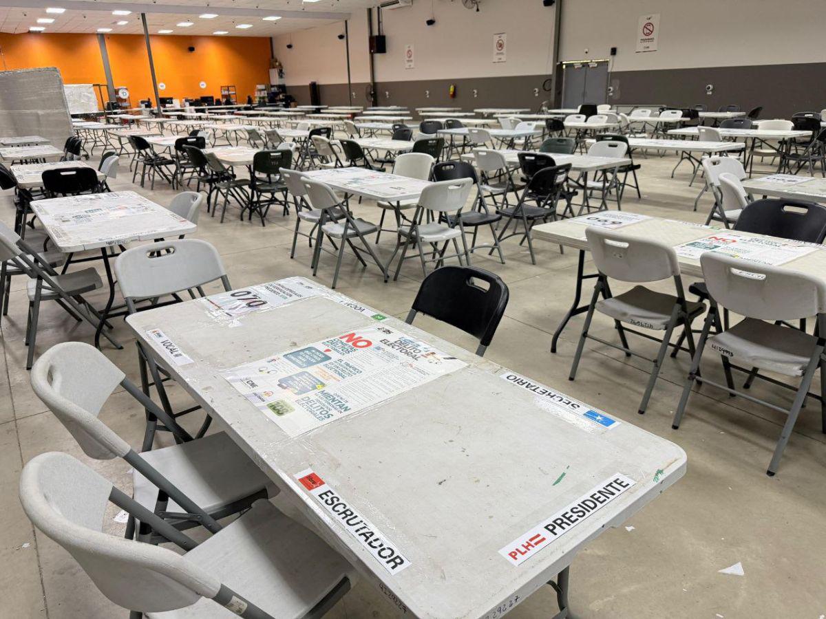 Centro Logístico Electoral listo, pero sin avance en el escrutinio especial del CNE