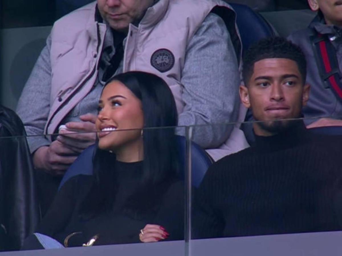 Jude Bellingham y su nueva novia fueron captados en el Bernabéu: Así es la hermosa chica