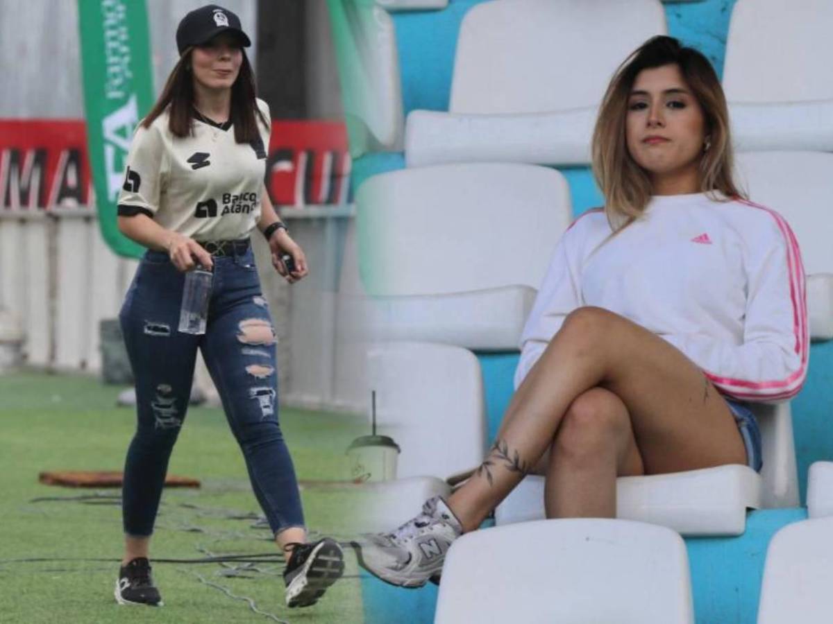 Olimpia y sus bellas aficionadas para clásico ante Marathón en el Nacional